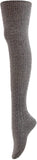 Women's 3 Pairs Thigh High Cotton Socks JM1025 Size 6-9