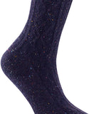 Lian LifeStyle Big Girl's Women's 4 Pairs Knee High Wool Socks HR1412 Size 6-9