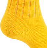 2 Pairs Children's Comfy, Durable, Stretchable Wool Crew Socks Size 0Y-6Y