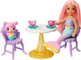 Barbie Dreamtopia Chelsea Mermaid Doll, Merbear Figure and Playground Playset
