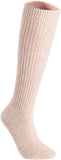 Lian LifeStyle Non Slip, Exceptional, Cozy and Cool Women's 4 Pairs Knee High Wool Crew Socks FS05 Size 6-9(Black,Grey,Beige,Brown)