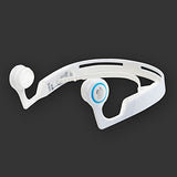 Lian LifeStyle Premium Bone Conduction Headphones Lightweight & Waterproof w/Mic & Bluetooth. Wireless Over Ear Headset for Adults and Kids, Suitable for Sports, Gaming, Travel or Office (Black)