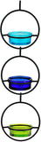 Couronne Company M045-200 3.4 oz Recycled Glass and Metal Hanging Sphere Bird Feeder