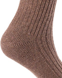 Lian LifeStyle Ultralight Men's 6 Pairs Breathable Wool Crew Socks Size 6-9