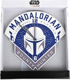 Star Wars- Mandalorian Legendary Warrior Bounty Hunter Wall Clock- Frameless