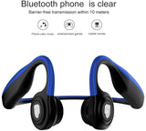 Lian LifeStyle Premium Bone Conduction Headphones Lightweight & Waterproof w/Mic & Bluetooth. Wireless Over Ear Headset for Adults and Kids, Suitable for Sports, Gaming, Travel or Office (Grey)