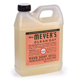 Hydrating Hand Soap Refill in Refreshing Geranium Scent for any Soap Dispenser for Bathroom & Kitchen Liquid Soap w/ Essential Oils for Hand Wash, 33 Fl OZ Per Bottle, 1 Bottle