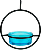 Couronne Company M045-200 3.4 oz Recycled Glass and Metal Hanging Sphere Bird Feeder