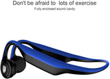 Lian LifeStyle Premium Bone Conduction Headphones Lightweight & Waterproof w/Mic & Bluetooth. Wireless Over Ear Headset for Adults and Kids, Suitable for Sports, Gaming, Travel or Office (Grey)