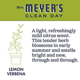 Hydrating Hand Soap Refill in Refreshing Lemon Verbena Scent for any Soap Dispenser for Bathroom & Kitchen Essential Oils for Hand Wash Cruelty Free, 33 Fl OZ Per Pack, Pack of 4