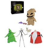 The Nightmare Before Christmas Deluxe Lighted Action Figure Box Set + Nightmare Before Christmas - Oogie Boogie Collectible Figure, Pack of 2