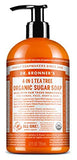 Dr. Bronners 24 Ounce Organic Shikakai Soap - Spearmint Peppermint