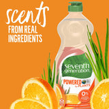 Seventh Generation Dish Liquid Soap, Clementine Zest & Lemongrass Scent, 25 Fl. Oz (Pack of 1)