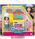 Barbie Chelsea Can Be Pizza Chef Playset with Brunette Chelsea Doll (6-In/15.24-cm), Pizza Oven, 2 Spice Shakers, Pizza Pan & More, Great Gift for Ages 3 Years Old & Up