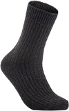 Lian LifeStyle Women's 1 Pair Perfect Fit Wool Crew Socks FS03 Size 6-9