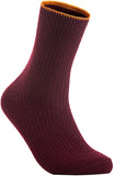 Lian LifeStyle Perfect Fit Women's 4 Pairs Wool Crew Socks LHR1612 Size 6-9