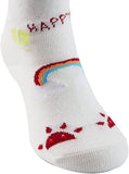 Lovely Annie Children's 3 Pairs Non Slip Cotton Socks Size 6M-3 Y