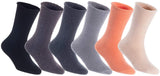 Lian LifeStyle Fantastic Children's 6 Pairs Wool Socks LK0601 Size 6M-12M (Random)