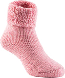 Lian LifeStyle 3 Pairs Father-Mother-Daughter Pack Extra Thick Wool Boot Socks Crew Plain Color LK01+LK02+LK03 (0Y-5Y)