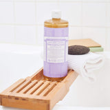 Dr. Bronner’s - Pure-Castile Liquid Soap (Lavender, 32 ounce) - Made with Organic Oils, 18-in-1 Uses: Face, Body, Hair, Laundry, Pets and Dishes, Concentrated, Vegan, Non-GMO