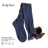 Lovely Annie Women's 4 Pairs Incredible Thigh High Cotton Boot Socks. Durable And Super Soft, Unique Ladies Socks L1856 Size 5-11 4P4C-Assorted