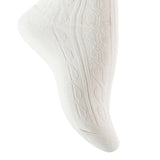 Lian LifeStyle Women's 5 Pairs Adorable Comfortable Soft Thigh High Over Knee High Cotton Socks Size 6-9 L1024 (Cream)