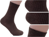 Lian LifeStyle Women's 1 Pair Perfect Fit Wool Crew Socks FS03 Size 6-9