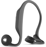 Lian LifeStyle Premium Bone Conduction Headphones Lightweight & Waterproof w/Mic & Bluetooth. Wireless Over Ear Headset for Adults and Kids, Suitable for Sports, Gaming, Travel or Office (Grey)