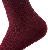 Lian LifeStyle Perfect Fit Women's 4 Pairs Wool Crew Socks LHR1612 Size 6-9