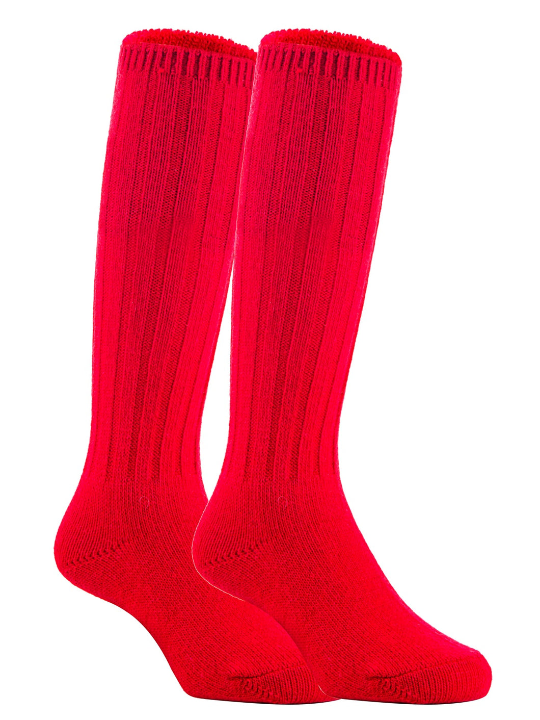 Lian Style Unisex Baby Children 4 Pairs Knee-high Wool Boot Blend Boot Socks Size 0-2Y(Red)