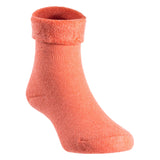 AATMart 6 Pairs Children Wool Blend Crew Socks | Thick & Warm, Comfy, Durable, Stretchable - Perfect for All Season Plain Size 6M-12M (Rose,Orange,Red)