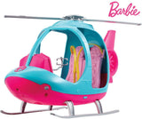 Barbie Dreamhouse Adventures Helicopter, Pink and Blue with Spinning Rotor, for 3 to 7 Year Olds