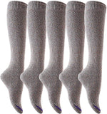 Lian LifeStyle Women's Fashion Knee High Cotton Socks L158212 Size 6-9
