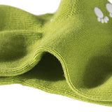 Lovely Annie Children's 4 Pairs Superior Quality Cotton Socks - Fascinating and Refined Crew Socks - Sweat Permeable - Perfect for Sports Size 1Y-3Y(Green)