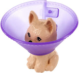 Barbie Pet Vet Playset with Brunette Doll (12-in), Role-Play Clothing & Accessories: Cone, Pad, Pet Crate, Puppy Figure, Great Gift for Ages 3 Years Old & Up