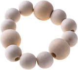 Decorative Wooden Bead for DIY Jewelry Making: Wood Bead Garland, Bracelets & More | Natural Product: Craft Ball as Bead Decor & Any Wood Bead Decor, Finished Surface & Fun to Use