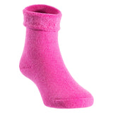 AATMart 6 Pairs Children Wool Blend Crew Socks | Thick & Warm, Comfy, Durable, Stretchable - Perfect for All Season Plain Size 6M-12M (Rose,Orange,Red)