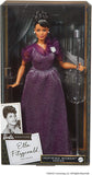 Barbie Inspiring Women Series Ella Fitzgerald Collectible Doll, 12-in, Wearing Purple Gown, with Microphone, Doll Stand and Certificate of Authenticity