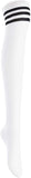Lian LifeStyle Women's 5 Pairs Adorable Comfortable Soft Thigh High Over Knee High Cotton Socks Size 6-9 L1022(White)