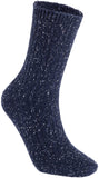 Lian LifeStyle Gorgeous Big Girls Women's 4 Pair Wool Crew Socks Size 6-9 LLS1614