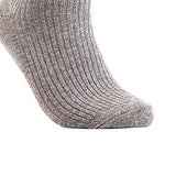 Lian LifeStyle Women's 2 Pairs Cute & Comfortable Wool Crew Socks Size 6-9 HR1612, Color (Claret, Grey)