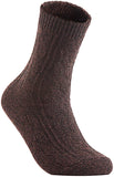 Lian LifeStyle Big Girl's Women's 6 Pairs Wool Blend Crew Socks HR1613 Size 6-9