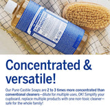 Dr. Bronnerâ€™s - Pure-Castile Liquid Soap (Peppermint) - Made with Organic Oils, 18-in-1 Uses: Face, Body, Hair, Laundry, Pets and Dishes, Concentrated, Vegan, Non-GMO