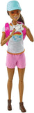 Barbie Hiking Doll, Brunette, with Puppy & 9 Accessories, Including Backpack Pet Carrier, Map, Camera & More, Gift for Kids 3 to 7 Years Old