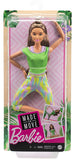 Barbie Made to Move Doll with 22 Flexible Joints Long Wavy Brunette Hair Wearing Athleisure-wear for Kids 3 to 7 Years Old