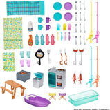 Barbie 3-in-1 DreamCamper Vehicle, approx. 3-ft, Transforming Camper with Pool, Truck, Boat and 50 Accessories, Makes a Great Gift for 3 to 7 Year Olds, Multicolor