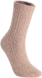 Lian LifeStyle Gorgeous Big Girls Women's 4 Pair Wool Crew Socks Size 6-9 LLS1614