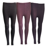 Lian LifeStyle Ultra Comfy Spandex Leggings for Women 3 Pair's | Teen & Juniors leggings - Breathable & Lightweight | Stretchy & Cool Active Wear: Workout Tights, Yoga Pants, Running Leggings | Perfect as Daily Basics, Color (Coffee,Wine,Purple)