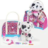 Barbie Hug & Kiss Pet 9-Piece Doctor Set with Dalmatian Puppy, Pink