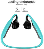 Lian LifeStyle Premium Bone Conduction Headphones Lightweight & Waterproof w/Mic & Bluetooth. Wireless Over Ear Headset for Adults and Kids, Suitable for Sports, Gaming, Travel or Office (Grey)
